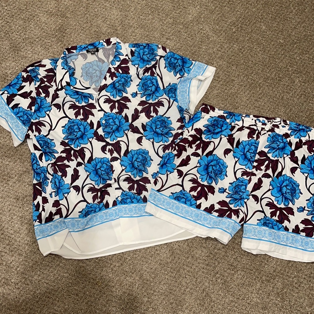 Boohoo men’s swimsuit tropical 4XL